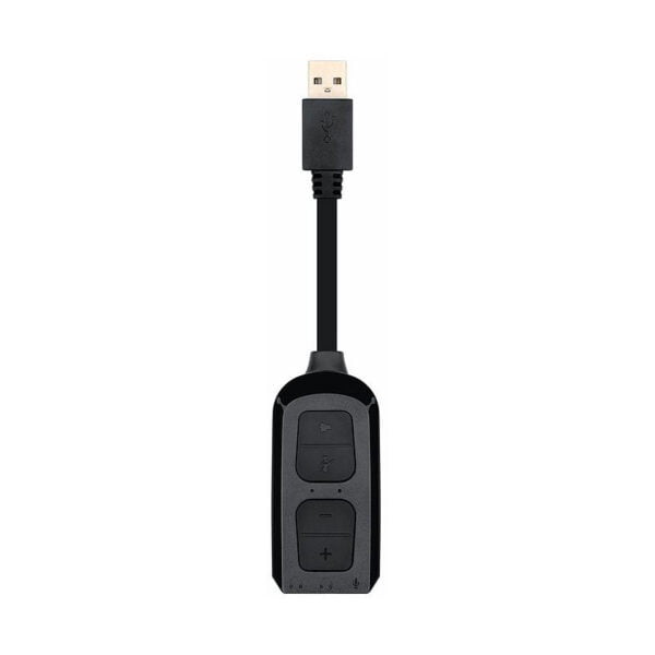 Adaptador de Áudio Redragon Circe HA100 Preto USB