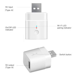 Adaptador Smart Micro USB Sonoff - Branco