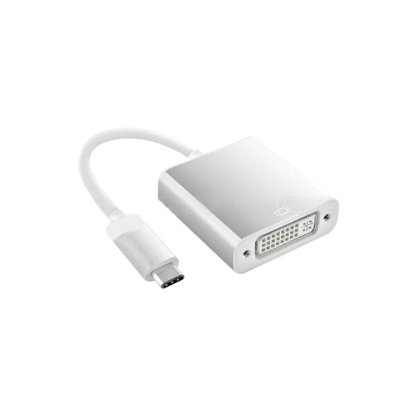 Adaptador USB-C a DVI - Prata