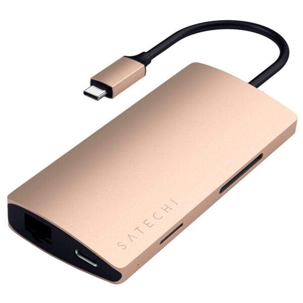 Adaptador USB-C para Multiport V2 Satechi ST-TCMA2G Rose