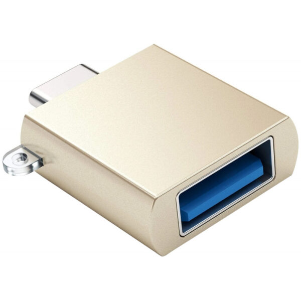 Adaptador USB-C para USB Fêmea Satechi ST-TCUAG Dourado