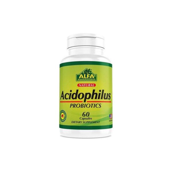 Alfa Vitamins Acidophilus Probiotics (60 Cápsulas)