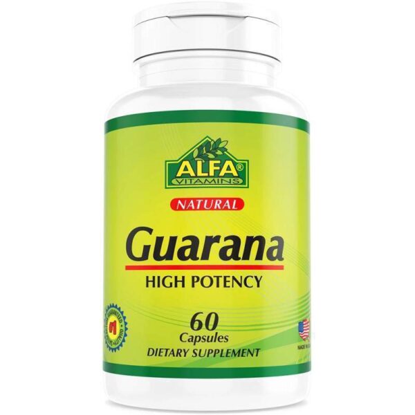 Alfa Vitamins Guarana High Potency (60 Cápsulas)