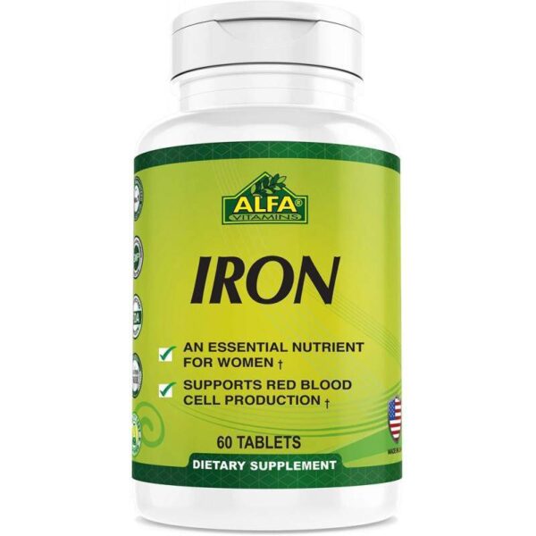 Alfa Vitamins Iron (60 Tabletas)