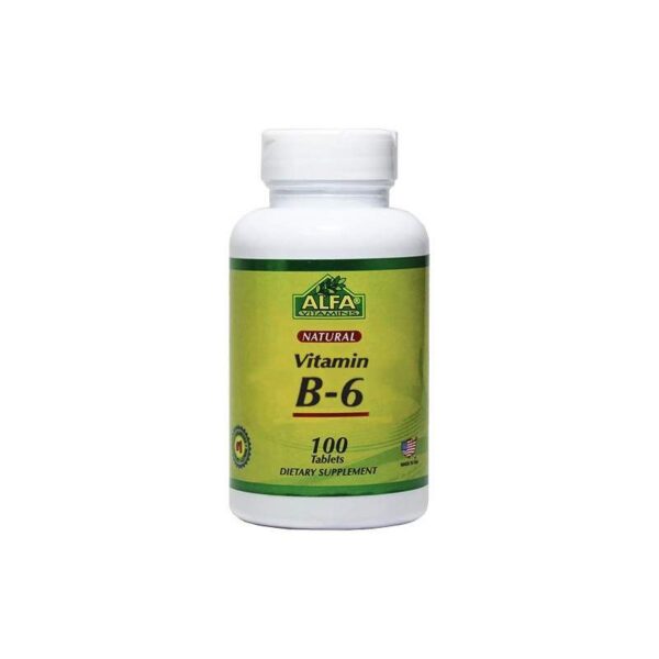 Alfa Vitamins Vitamin B-6 100 MG (100 Tabletas)