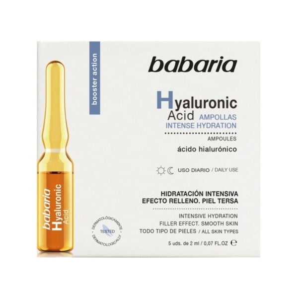 Ampolas Babaria Hyaluronic Acid Intense (6 Unidades de 2mL)