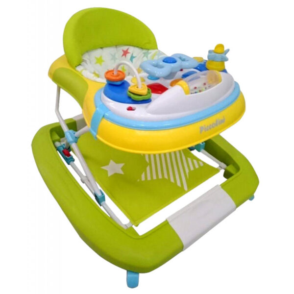 Andador para Bebê Piccolini W1118RA6 - Verde/Amarelo
