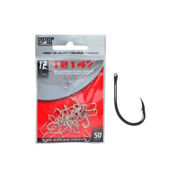 Anzol Marine Sports 12147 Nickel 12 com 50 Pçs