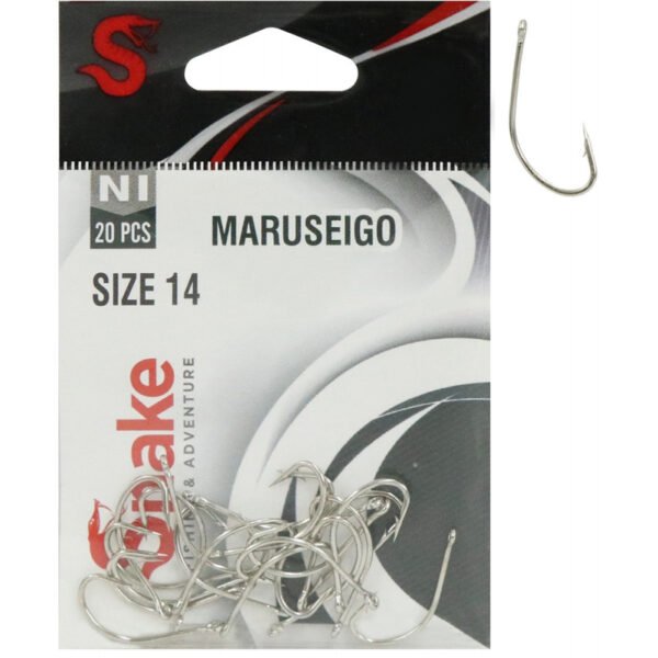 Anzol Snake Maruseigo Nickel 14 (20 Peças)