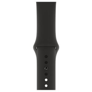 Apple Watch S4 (GPS+Cellular) Caixa Inox 40mm Pulseira Sport Band Preta MTVL2BZ