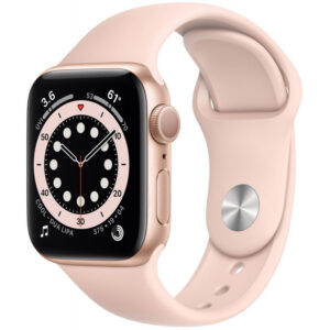 Apple Watch S6 (GPS) Caixa Alumínio Dourada 40mm Pulseira Esportiva Rosa M00A3LL