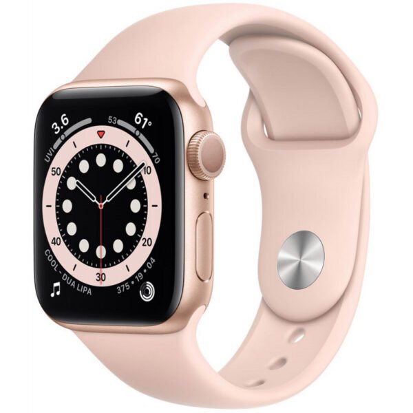 Apple Watch S6 (GPS) Caixa Alumínio Dourada 40mm Pulseira Esportiva Rosa M00A3LL