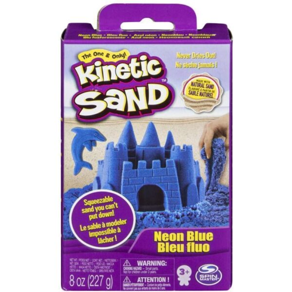 Areia para Moledar Boing Toys Kinetic Sand 227g - Azul