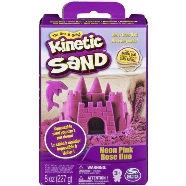 Areia para Moledar Boing Toys Kinetic Sand 227g - Rosa