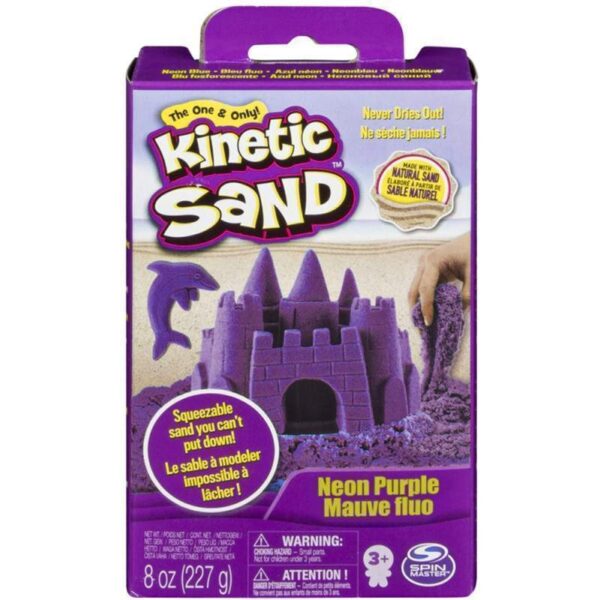 Areia para Moledar Boing Toys Kinetic Sand 227g - Roxo