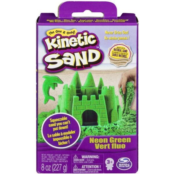 Areia para Moledar Boing Toys Kinetic Sand 227g - Verde