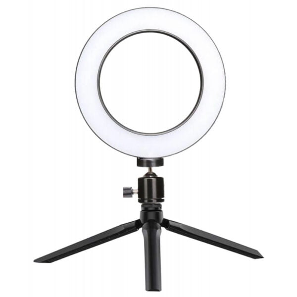 Aro LED Circular Ring de 5" com Mini Tripe