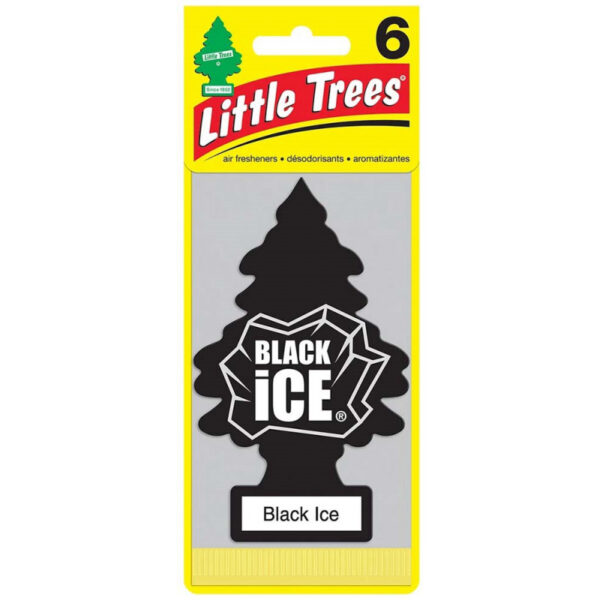 Aromatizante para Carro Little Trees Black Ice (Vendido por Unidade)