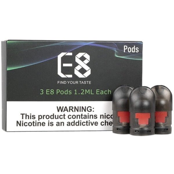 Atomizador E8 Pods - 3 pcs