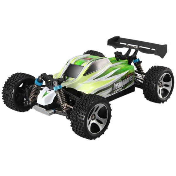 Automodelo Off Road WLtoys Brave PRO Buggy Racing A959-B 1/18 RTR 4WD Max 70km/h-Verde