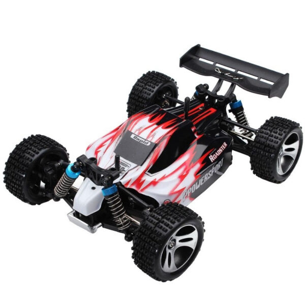 Automodelo Off Road WLtoys Vortex Buggy Racing A959-A 1/18 RTR 4WD 2.4GHz Max 50km/h-Verme