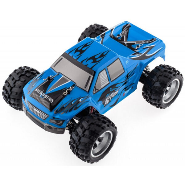 Automodelo Off Road WLtoys Vortex Monster Truck A979-B 1/18 RTR 4WD 2.4GHz Max 50km/h-Azul