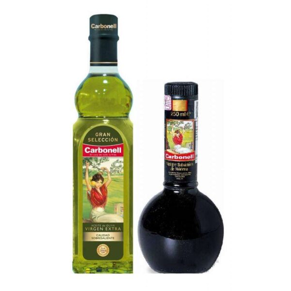 Azeite Oliva Carbonell 750 ml + Vinagre Balsamico 250 ml