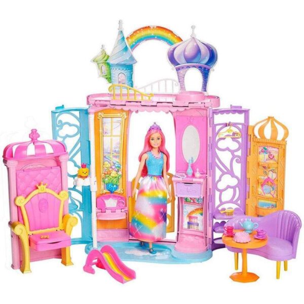 Barbie Castelo De Arco Íris FRB15 Mattel