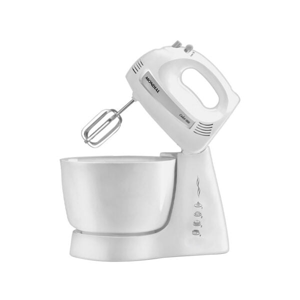 Batedeira Mondial Cake Inox B-50 4 Velocidades + Turbo 500W - Branco (220V/50-60Hz)