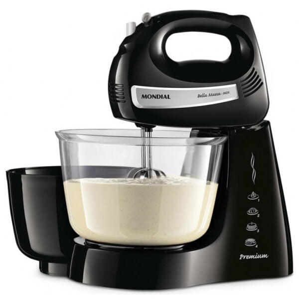 Batedeira Mondial NB-23 Bella Massa Inox 220v Preto