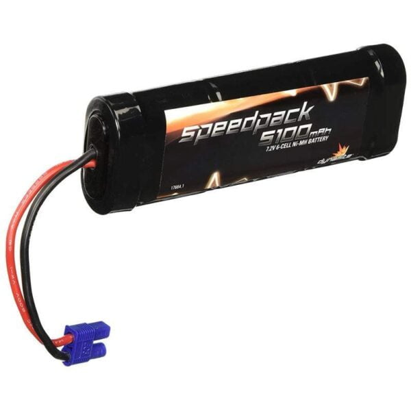 Bateria Dynamite Speedpack 5100mAh Ni-MH 6Cell Flat 7.2V com conector EC3 - DYN1090EC