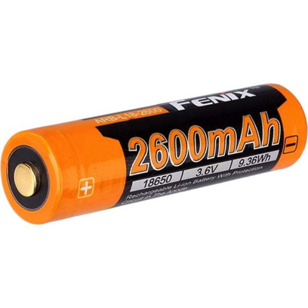 Bateria Recarregável Fenix ARB-L18-2600 18650 2600mAh 3.6V