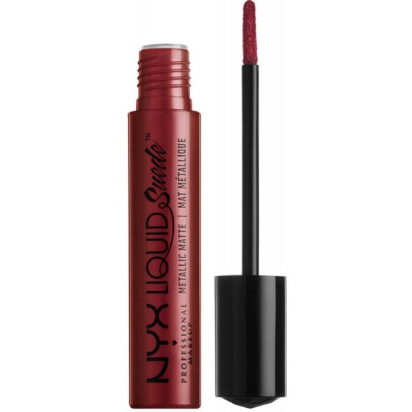 Batom em Creme NYX Liquid Suede Matte LSCL35 Biker Rabe