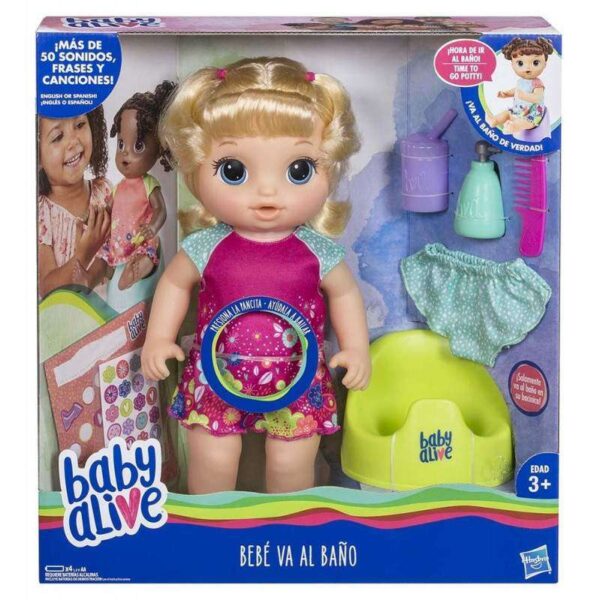Bebê para o Banheiro Hasbro Baby Alive E0609
