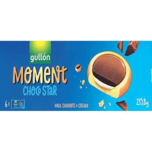 Biscoito Gullón Moment Choco Star 235g (6 Unidades)