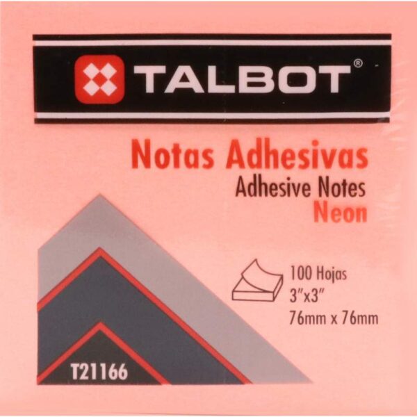 Bloco Talbot Lembrete Adesivo - T21166 - Salmaõ
