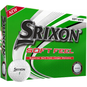 Bola de Golfe Srixon Soft Feel White (12 Unidades)