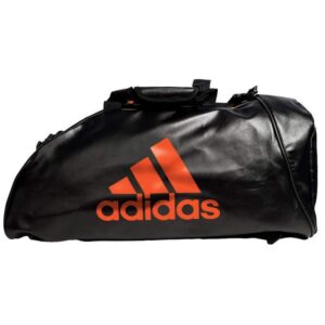 Bolsa Esportiva Adidas Sports Bag CC051CS - Pequeno - Preto/Laranja