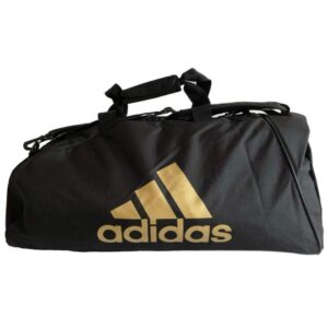 Bolsa Esportiva Adidas Sports Bag CC052CS - Médio - Preto/ Dourado