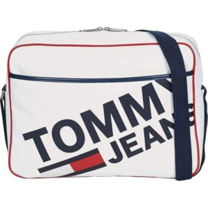 Bolsa Esportiva Tommy Hilfiger Tjm Modern Prep Messenger AM0AM04413 107 Branco