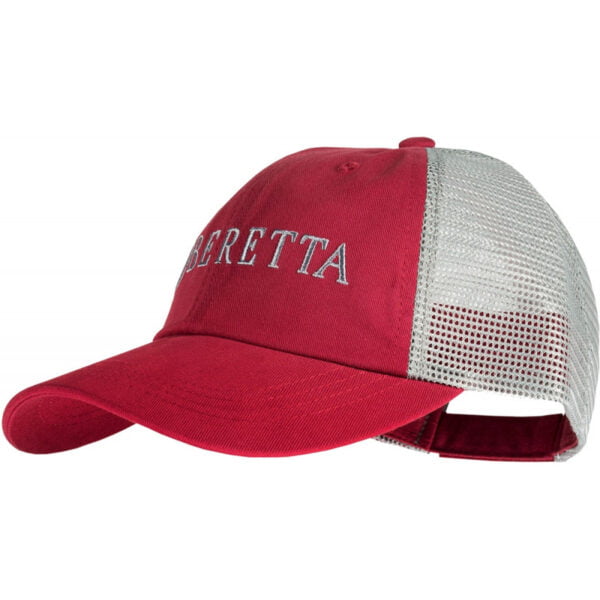 Boné Tático Beretta LP Trucker BC05201660034C - Carmesim/Cinza