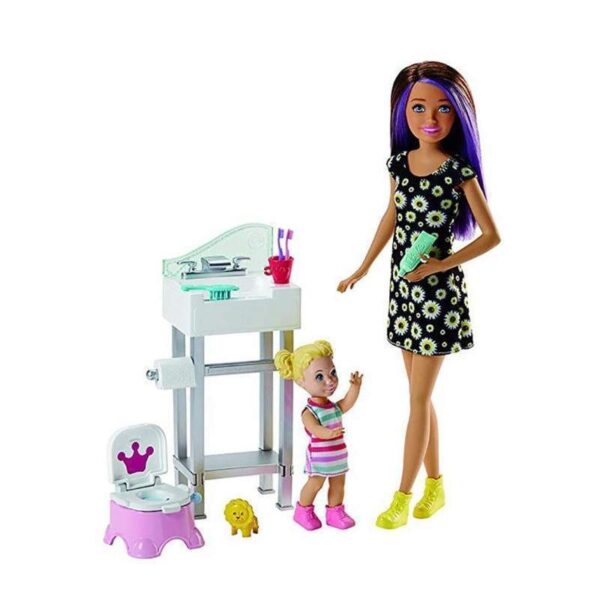 Boneca Barbie Skipper Babysitters - Mattel FHY97-FJB01