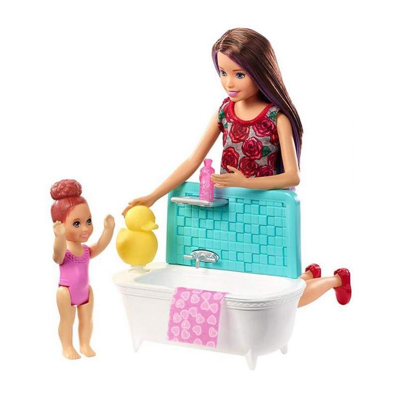 Barbie shop skipper bathtime