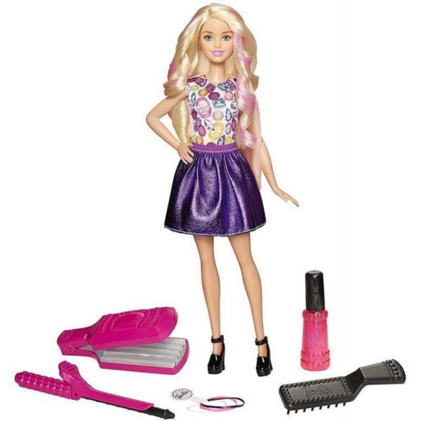 Boneca Mattel Barbie D.I.Y Ondas e Cachos DWK49/DWK48