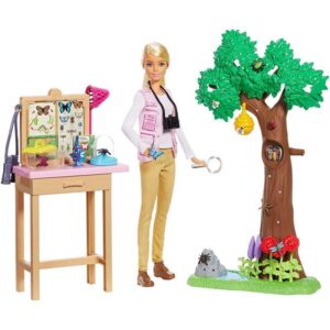 Boneca Mattel Barbie National Geographic Entomologista  GDM49