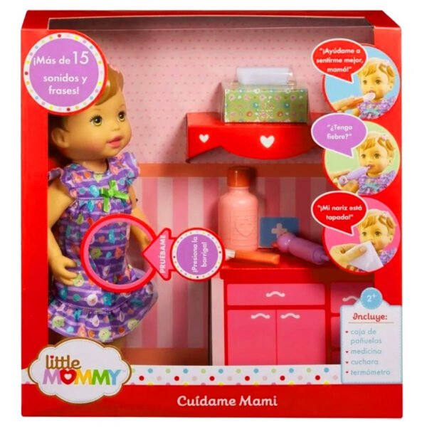 Boneca Mattel Little Mommy Bebê Cuida de Mim - GLD78