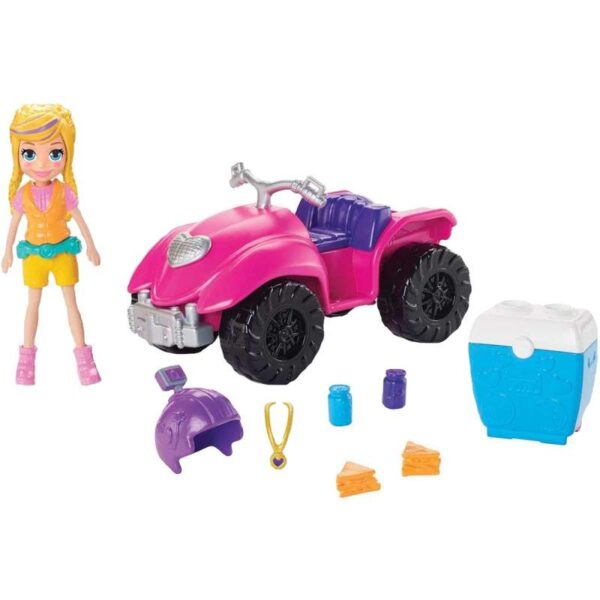 Boneca Mattel Polly Quadriciclo Fabuloso - GDM13