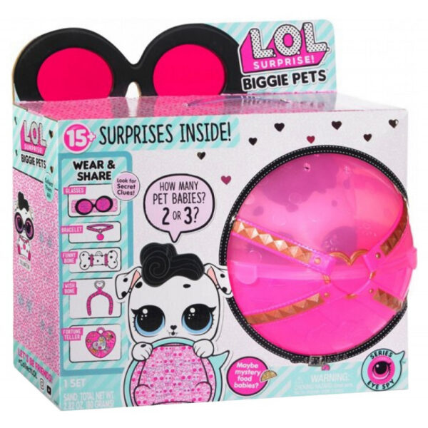 Boneca MGA L.O.L. Surprise! Biggie Pets Dollmation Series Eye Spy