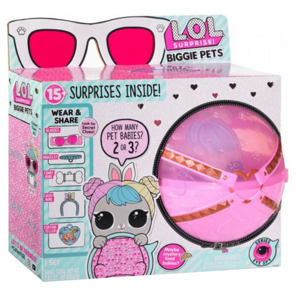 Boneca MGA L.O.L. Surprise! Biggie Pets Hop Hop Series Eye Spy