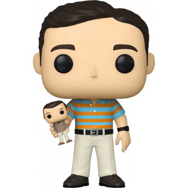 Boneco Andy Stitzer Holding Oscar Goldman - The 40 Year Old Virgin - Funko POP! 1064